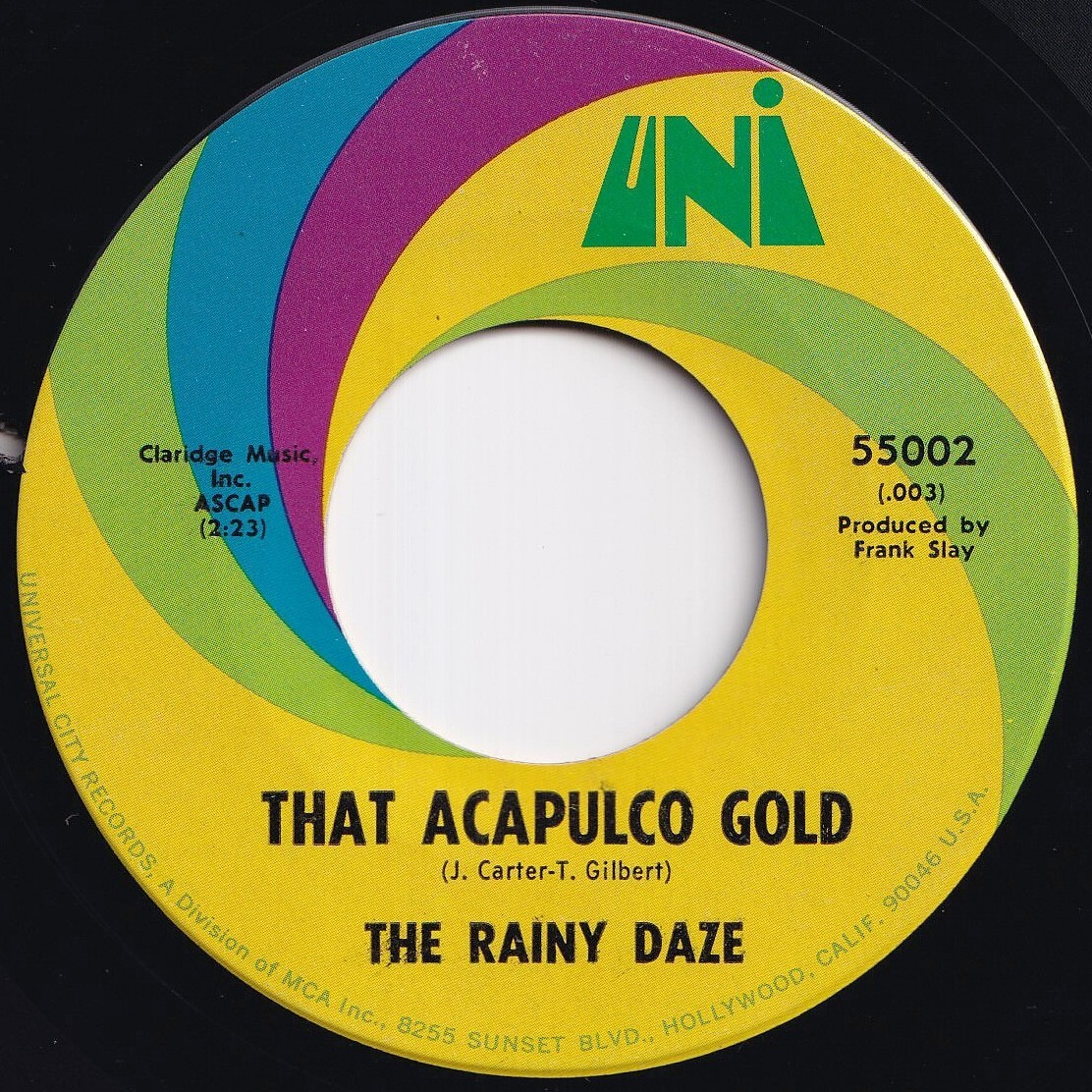 Rainy Daze That Acapulco Gold / In My Mind Lives A Forest Uni US 55002 211295 ROCK POP ロック ポップ レコード 7インチ 45拍卖