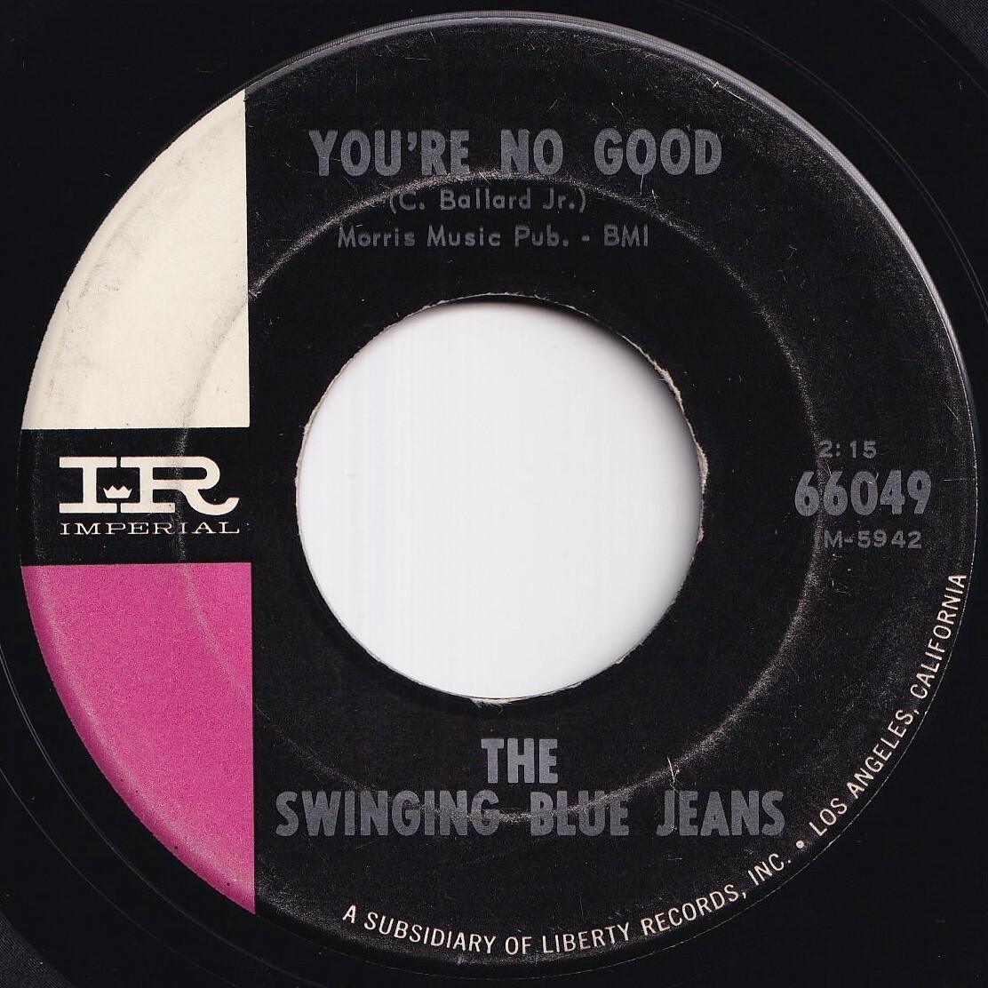 Swinging Blue Jeans You're No Good / Shake, Rattle And Roll Imperial US 66049 211663 ROCK POP ロック ポップ レコード 7インチ 45拍卖