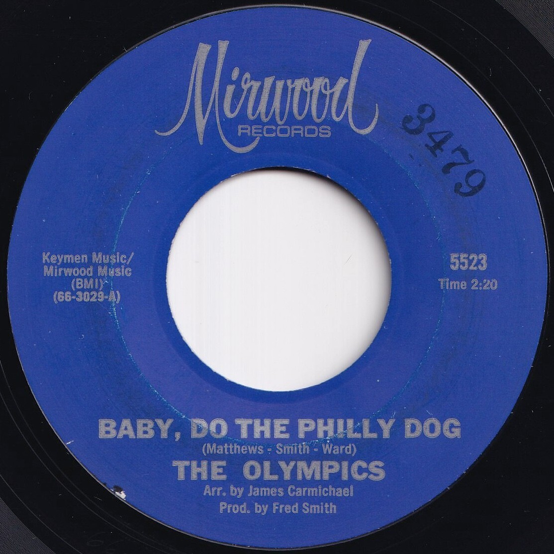 Olympics Baby, Do The Philly Dog / Western Movies Mirwood US 5523 211467 SOUL ソウル レコード 7インチ 45拍卖