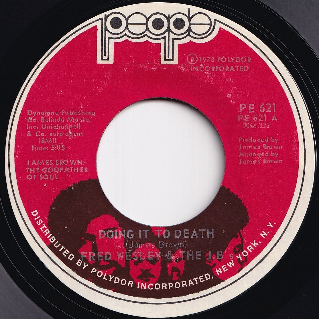 Fred Wesley & The J.B.'s Doing It To Death / Everybody Got Soul People US PE 621 211495 ソウル ファンク レコード 7インチ 45拍卖