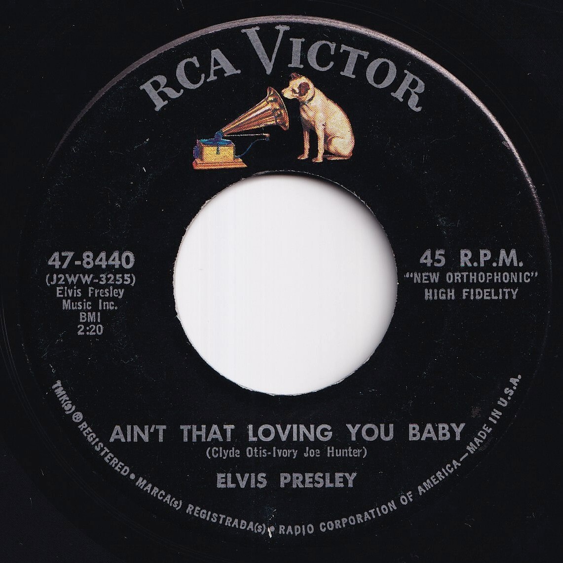 Elvis Presley Ain't That Loving You Baby / Ask Me RCA Victor US 47-8440 211482 R&B R&R レコード 7インチ 45拍卖