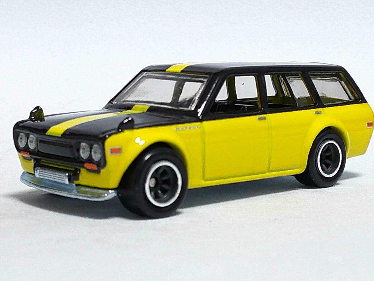 ホットウィール (黄黒) '71 ダットサン 510 ブルーバード ワゴン <ルース> Hot Wheels拍卖