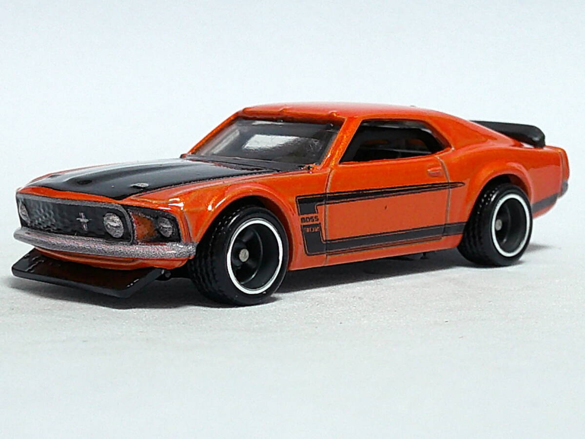 ホットウィール (橙) '69 フォード マスタング BOSS 302 <ルース> Hot Wheels拍卖