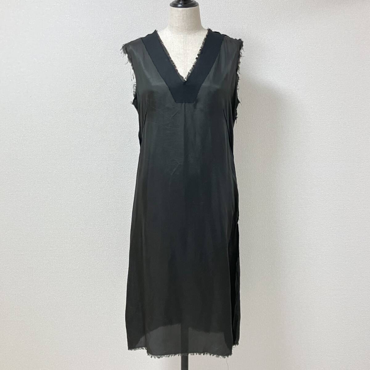 初期 白タグ ここのえ Maison Martin Margiela 断ち切り 加工 ワンピース イタリア製 40サイズ メゾンマルタンマルジェラ archive 5050434拍卖