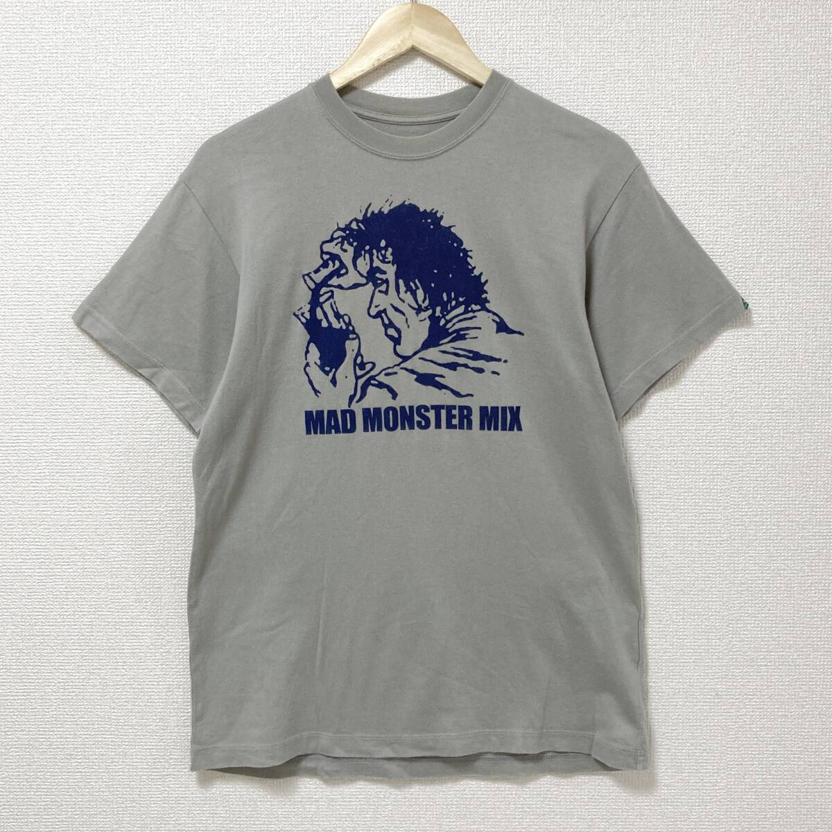 2002SS HAZE期 UNDERCOVER フロッキープリント Tシャツ グレー Mサイズ アンダーカバー 半袖 カットソー Tee 初期 VINTAGE archive 5050432拍卖