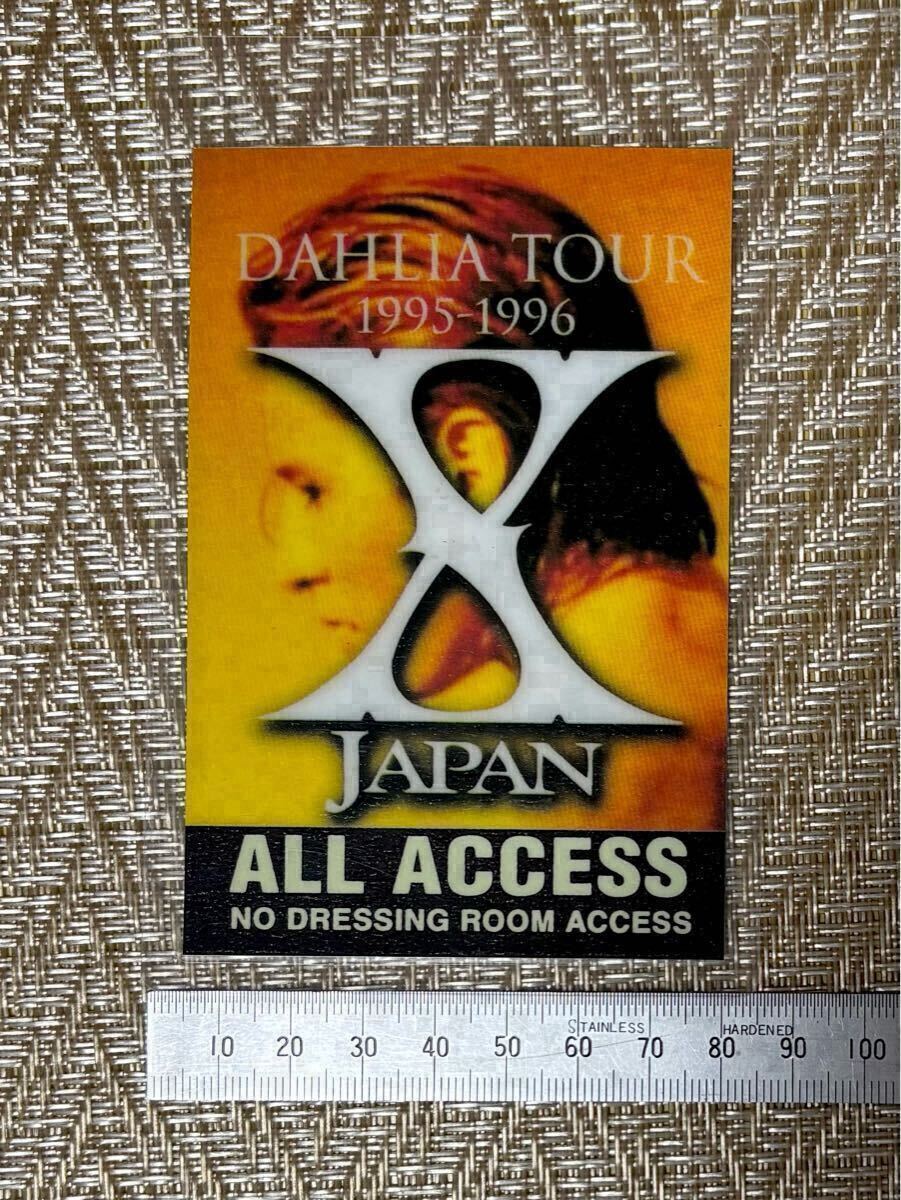 激レア! 美品 XJAPAN の軌跡 バックステージパス X DAHLIA TOUR FILM GIG yoshiki hide toshi pata拍卖