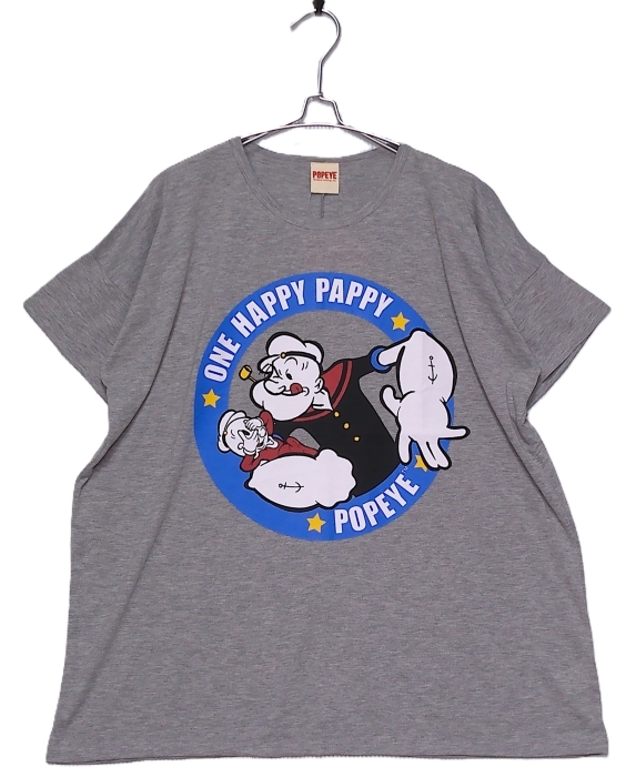 即決■★POPEYE★■ポパイ オーバーシルエットTシャツ:SIZE=M-L拍卖