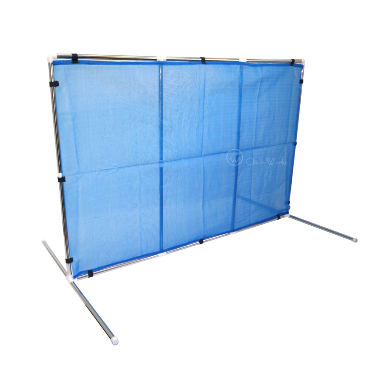 衝立フェンス 1.2m×1.8m 改良版 ステンレス支柱 草刈りフェンス 間仕切りフェンス 除草作業ネット ◇本州四国九州送料無料◇拍卖