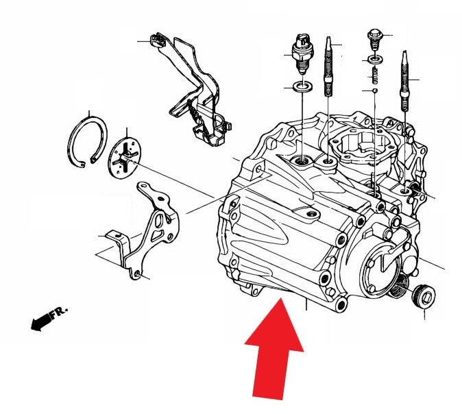 新品未使用 純正 ホンダ フィット RS GE8 GE9 トランスミッション ケース カバー 駆動 H1310-1拍卖