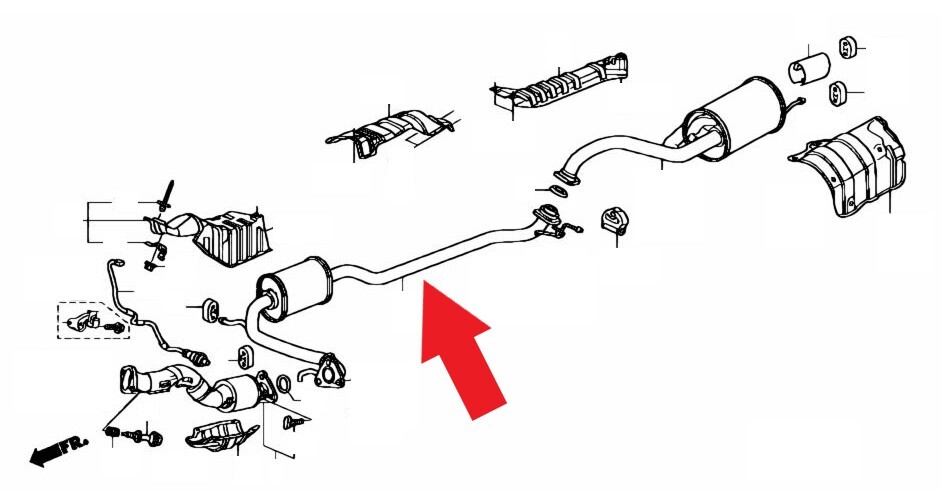 新品未使用 純正 ホンダ フィット RS GE8 GE9 マフラー エキマニ パイプ 排気 エキゾースト H1316-1拍卖