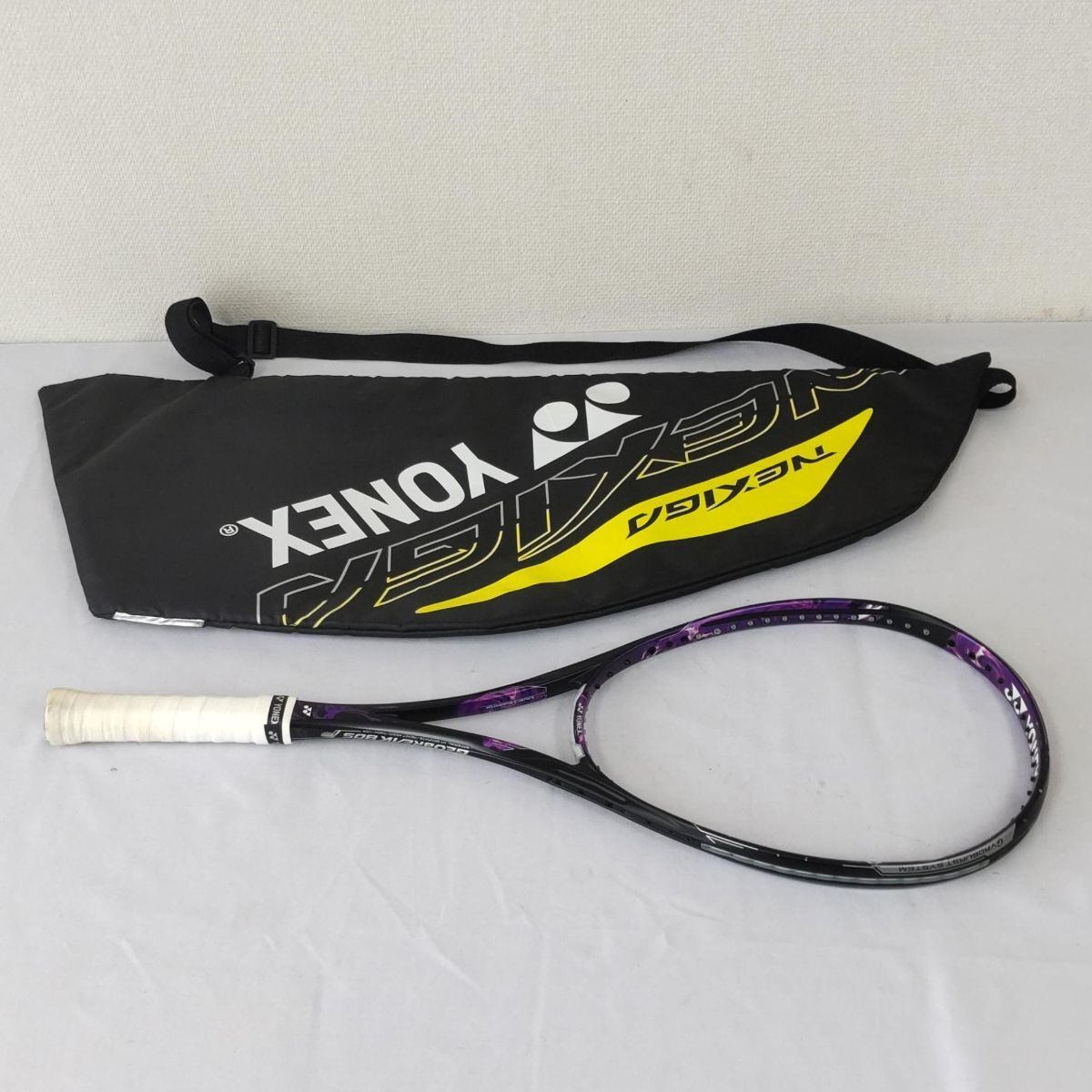 【中古】 YONEX ヨネックス ソフトテニスラケット ジオブレイク 80S ブラック パープル 軟式テニス GEOBREAK 80S (EE3)拍卖