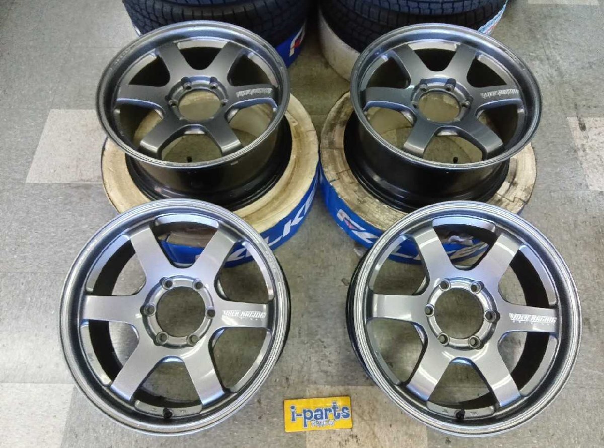 越谷 RAYS VOLK TE37SB 8J 6H 139.7 +38 18インチ 4本セット ハイエース 越谷拍卖
