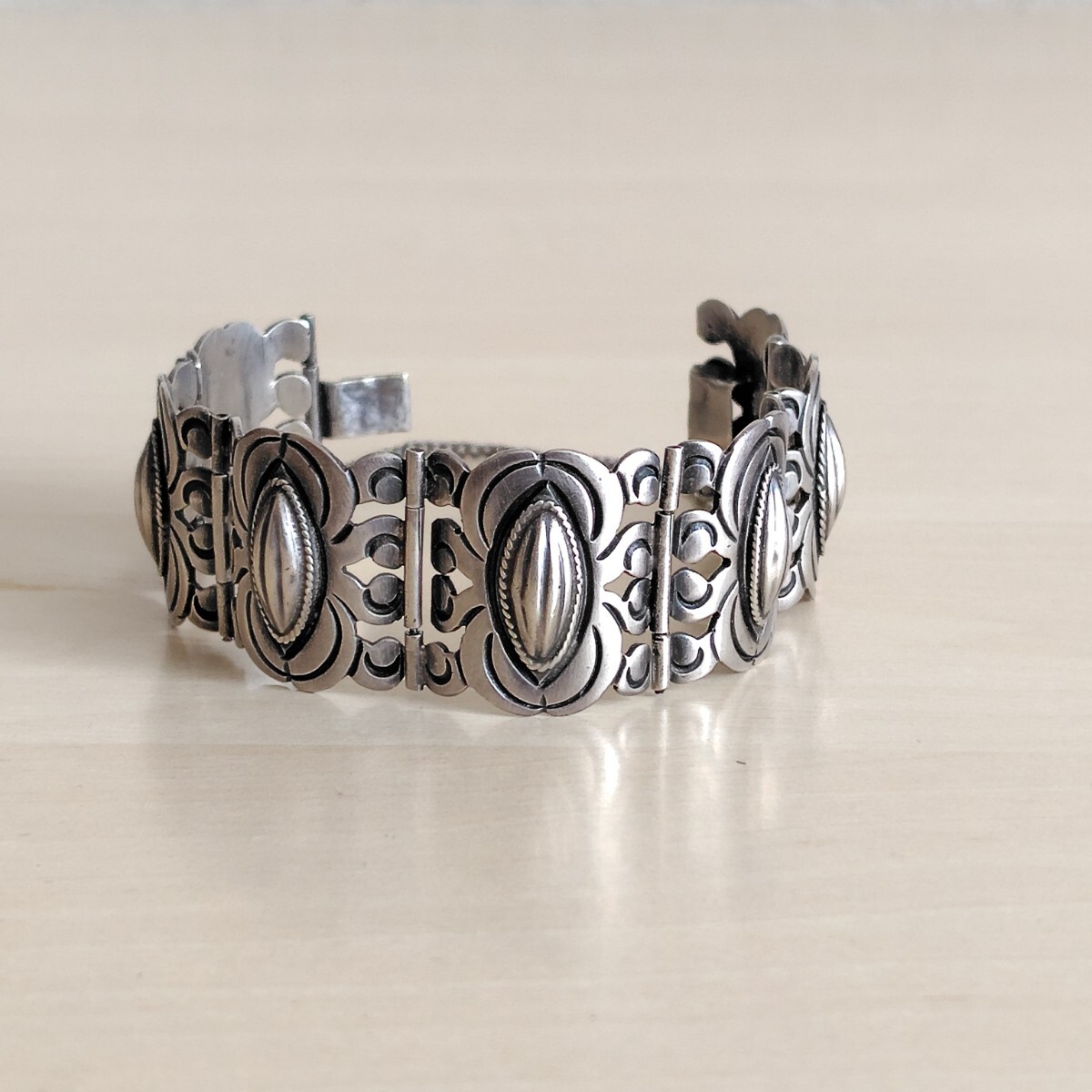 ヴィンテージ メキシカンジュエリー LOS BALLESTEROS シルバー ブレスレット拍卖