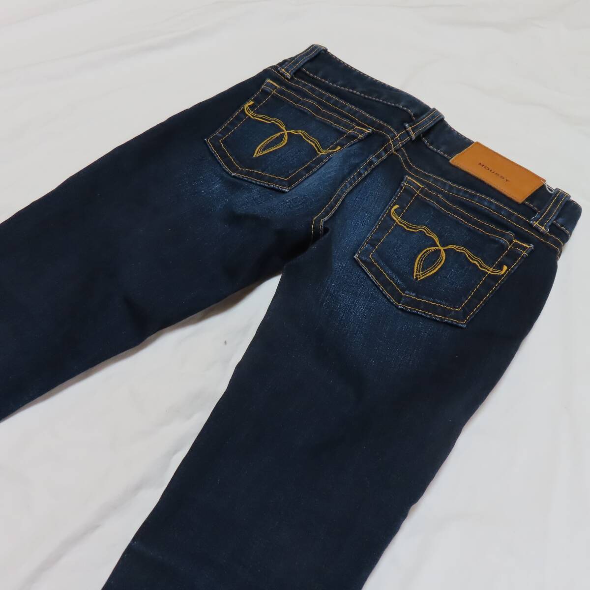 即決 マウジー ストレッチ ジーパン レディース 24 ウェスト約66cm 拍卖