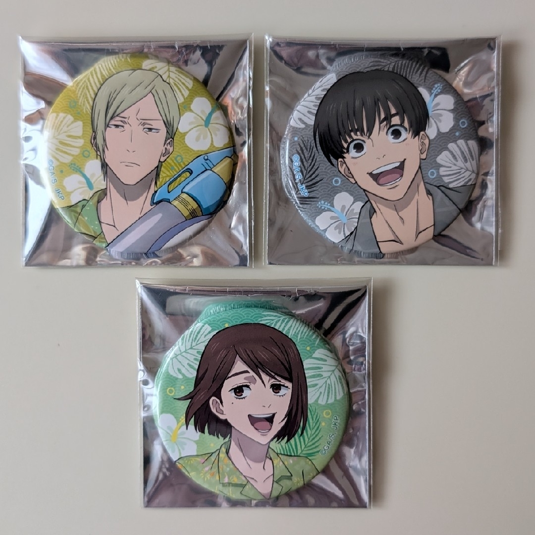 呪術廻戦 壊玉・玉折 ドンキ 缶バッジ 3種セット拍卖