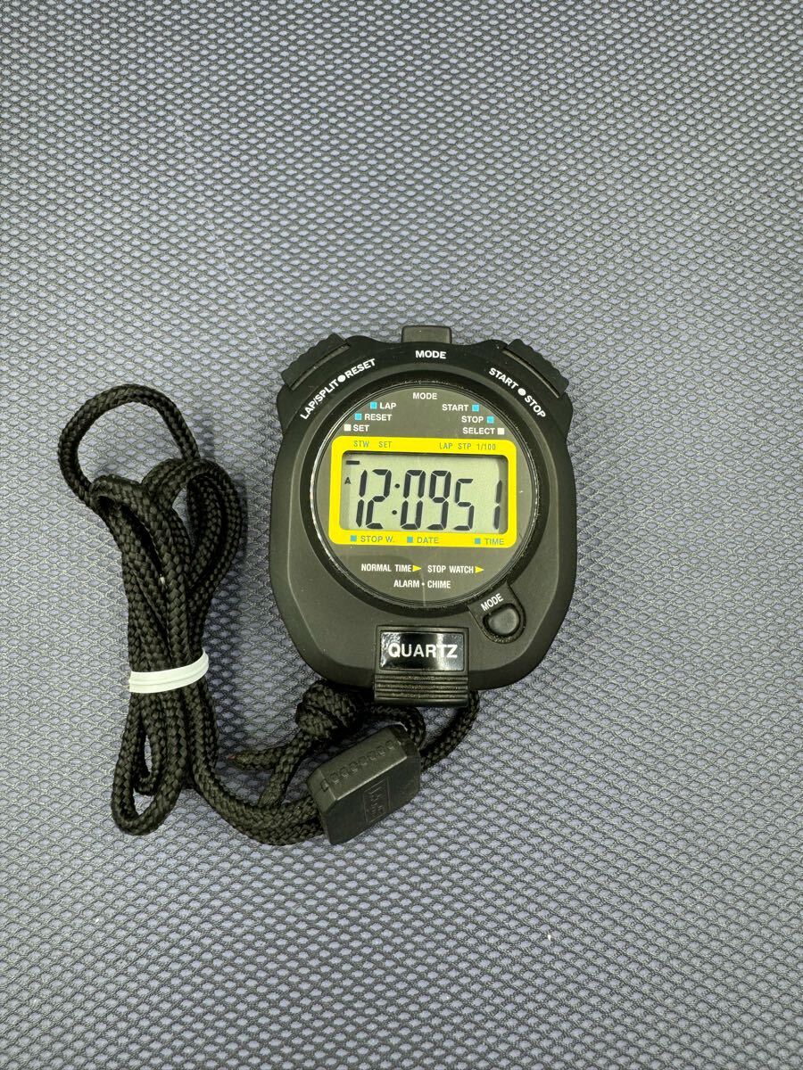 S3472)美品 トラスコ ストップウォッチ T-709R 機能満載拍卖