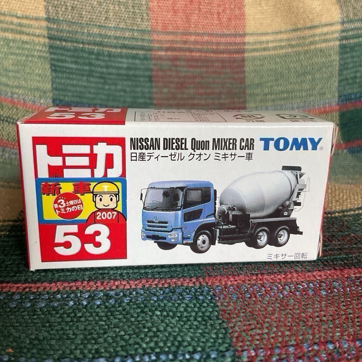 日産ディーゼル クオン ミキサー車 ☆トミカ 53 未使用拍卖