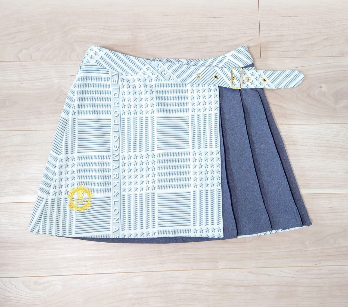 MARK&LONA☆マークアンドロナ☆GOLF☆ゴルフウェア☆ミニスカート☆巻きスカート☆チェック 風☆星柄☆レディース☆拍卖