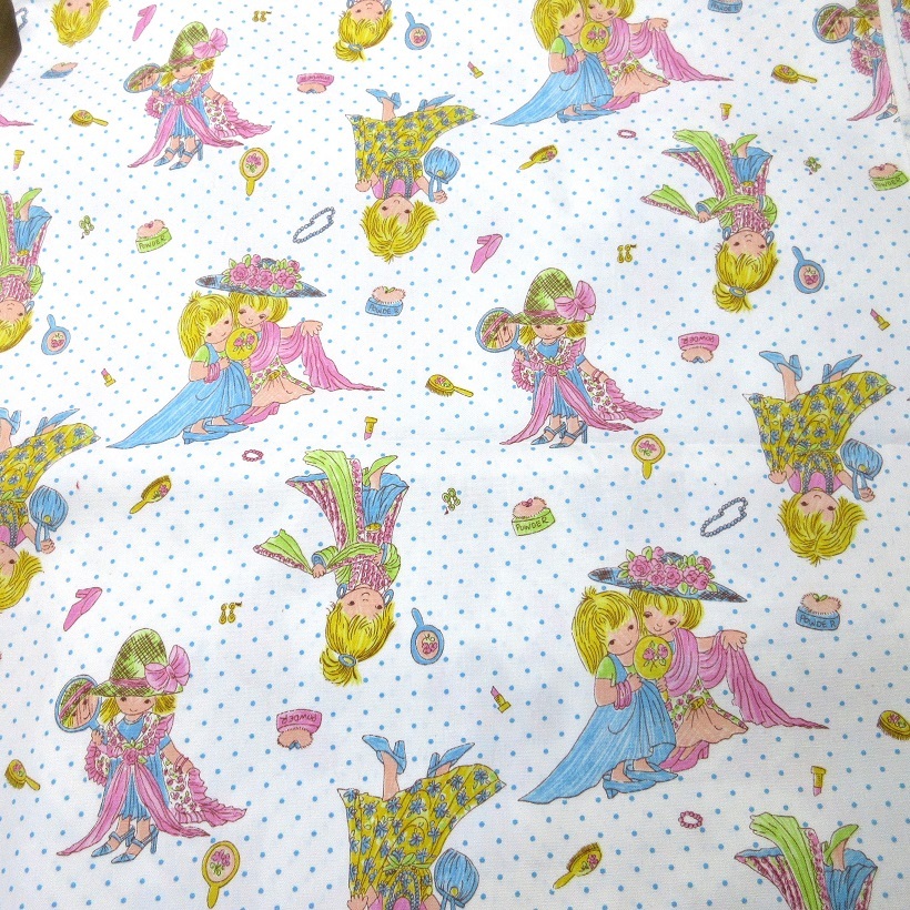 生地 女の子 みずたま かわいい お洒落 入園入学準備 子供 ヴィンテージ拍卖