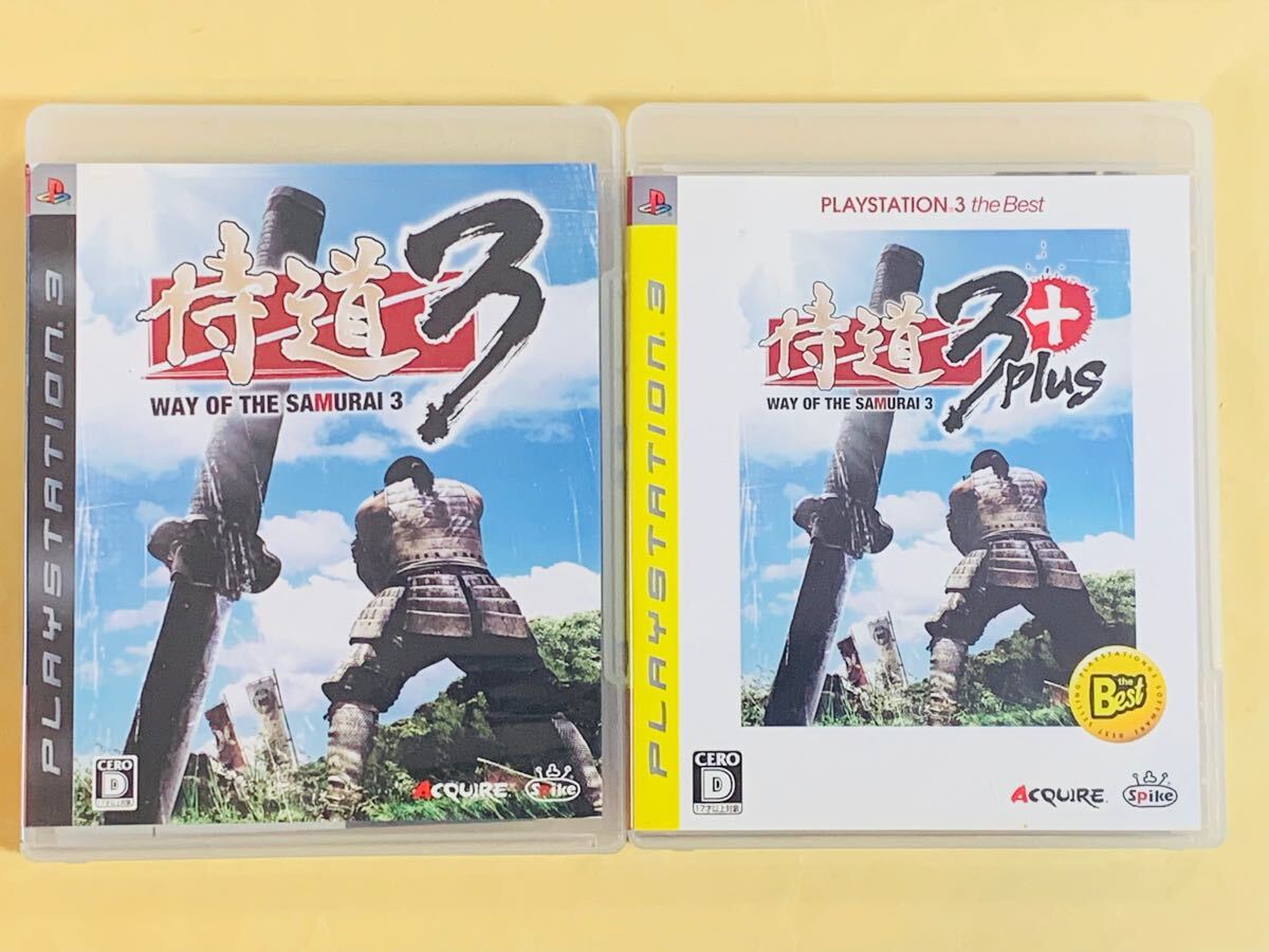 PS3ソフト 2本セット 侍道3 侍道3+ PLUS /プレイステーション3 (N)拍卖