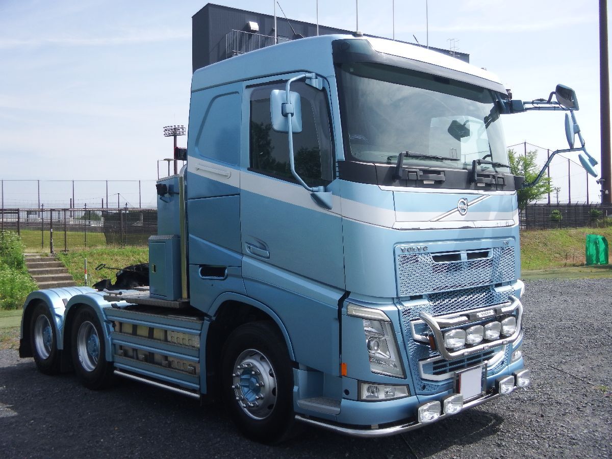 11月決算セール/法人ワンオーナー/第5輪荷重20t/520馬力/架装多数/フレーム綺麗/ボルボ/フルセグナビ/ETC/バックカメラ/距離若い☆拍卖