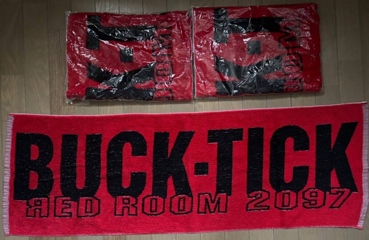 BUCK-TICK「RED ROOM 2097」グッズ タオル 未開封2枚+開封済1枚 開封済みの商品は数回使用しています。拍卖