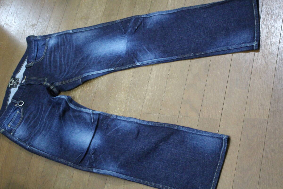 ■SKULL FLIGHT■36インチ■ジーンズ■中古美品■拍卖