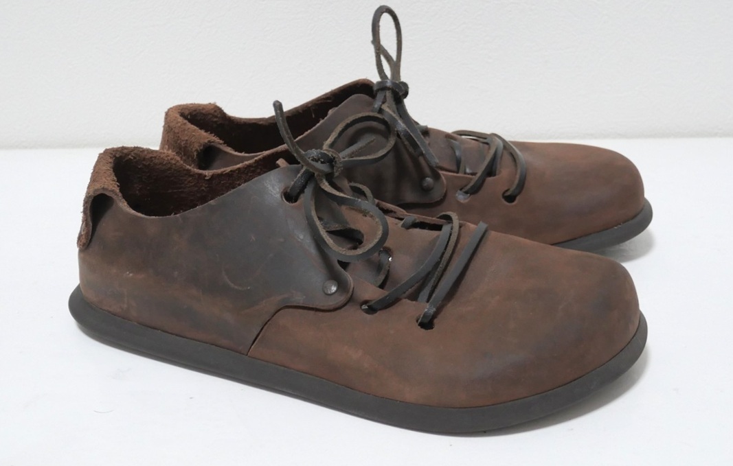 ビルケンシュトック モンタナ オイルドレザー ヌバック 茶 39 25cm レギュラー幅 ブラウン BIRKENSTOCK Montana拍卖