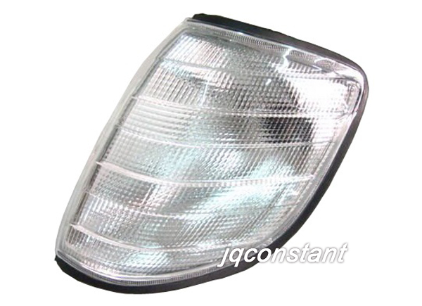 左右セット ベンツ W140 純正型コーナーランプウィンカーホワイトレンズ拍卖