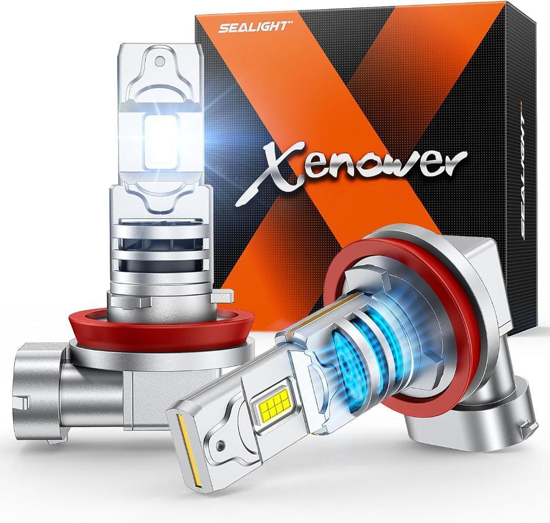 H11 H16 H8 LED フォグランプ/デイライト 6500K ホワイト 効率冷却ファン IP68防水 2個セット拍卖