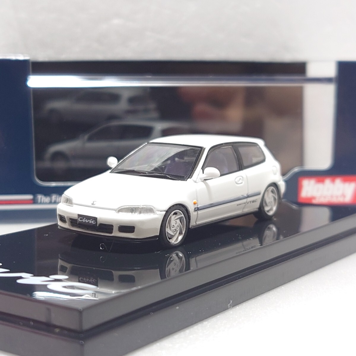 HJ 1/64 ホンダ シビック SiR-2 EG6 フロストホワイト 白 ホビージャパン Honda Civic White HJ641017AW拍卖