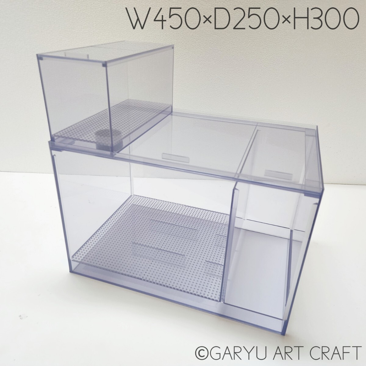 □国産2層式濾過槽□W450×D250×H300□BASIC-MODEL□GARYU ART CRAFT□ オーバーフロー水槽用□ウールボックス等完備□拍卖