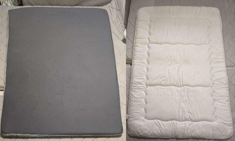 ニトリ 低反発マットレストッパー ダブル プレミアムフィット コメリ ホコリが出にくい敷布団 ダブル拍卖