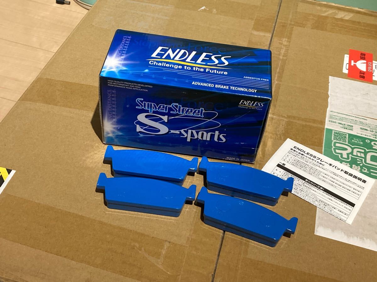 【新品】R33 R34 WGNC34 スカイライン ステージア エンドレス ブレーキパッド リア S-sports EP296SSS拍卖