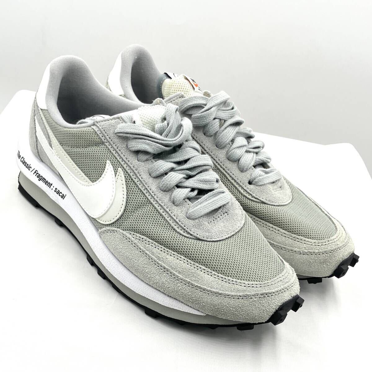 中古 ナイキ NIKE サカイ フラグメント デザイン sacai Fragment Design LD Waffle ワッフル ライト スモーク グレー 28cm 147261拍卖