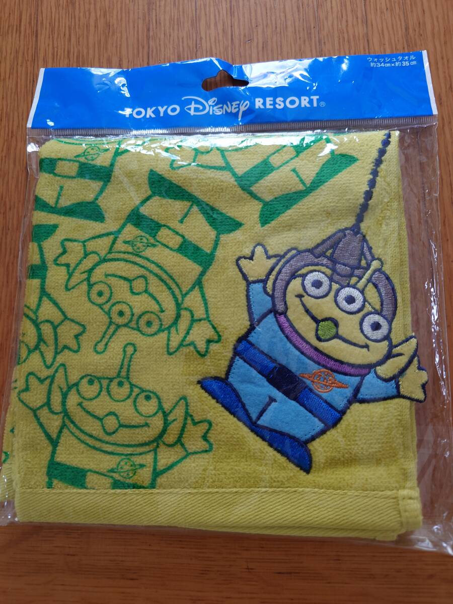 ディズニーリゾート トイストーリー リトルグリーンメン ウォッシュタオル 新品拍卖