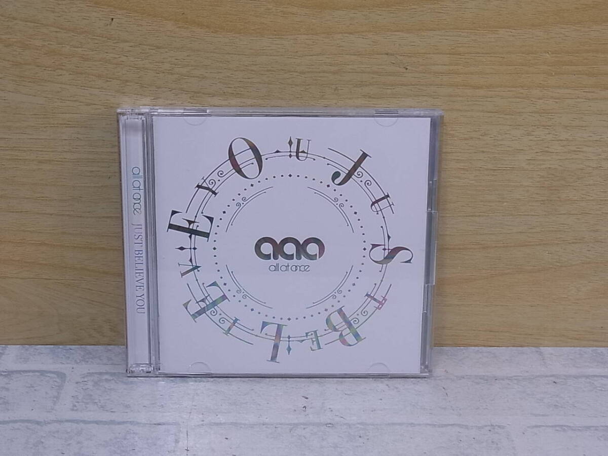 △G/795●邦楽CD☆all at once☆JUST BELIEVE YOU☆CD+DVD☆中古品拍卖