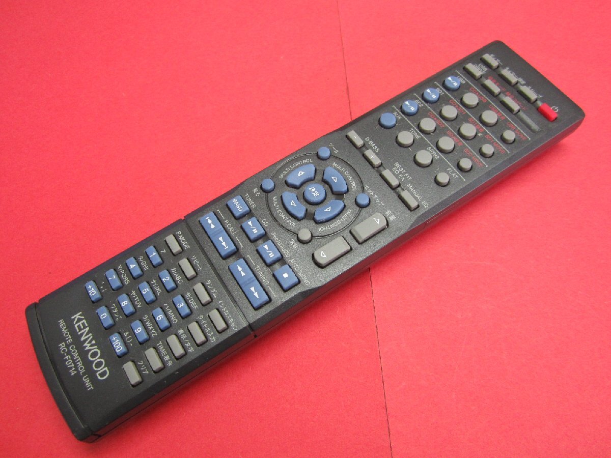 HRZ-2■ケンウッド (RD-UDE77用) オーディオリモコン RC-F0714 動作保証拍卖