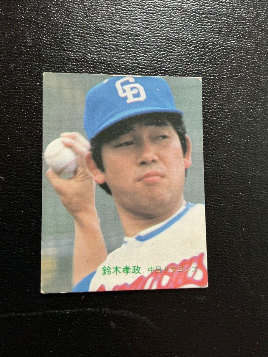 カルビー プロ野球カード 82年 レアブロック No707 鈴木孝政 拍卖