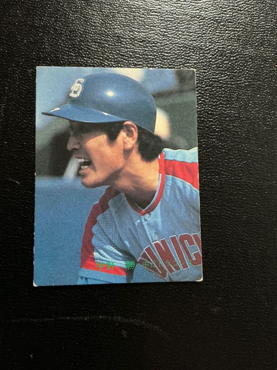 カルビー プロ野球カード 82年 レアブロック No714 宇野勝 拍卖
