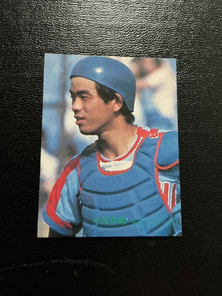 カルビー プロ野球カード 82年 レアブロック No717 中尾孝義 拍卖