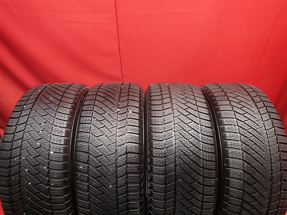 中古スタッドレス 225/55R16 99T 4本セット コンチネンタル コンチバイキングコンタクト6 7分山 stati16拍卖