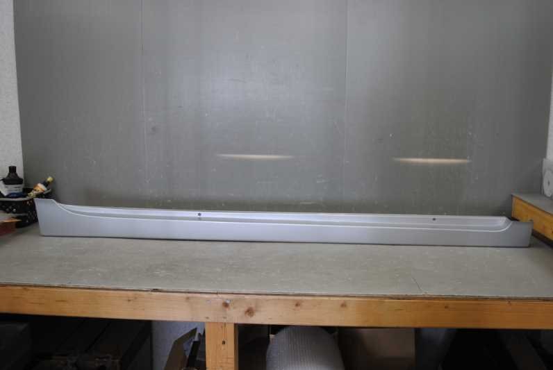 30 プリウス S 前期 (ZVW30) H.22 純正 右 サイドスポイラー サイドステップ 1F7 銀 シルバー 75850-47010-B0 S014427拍卖