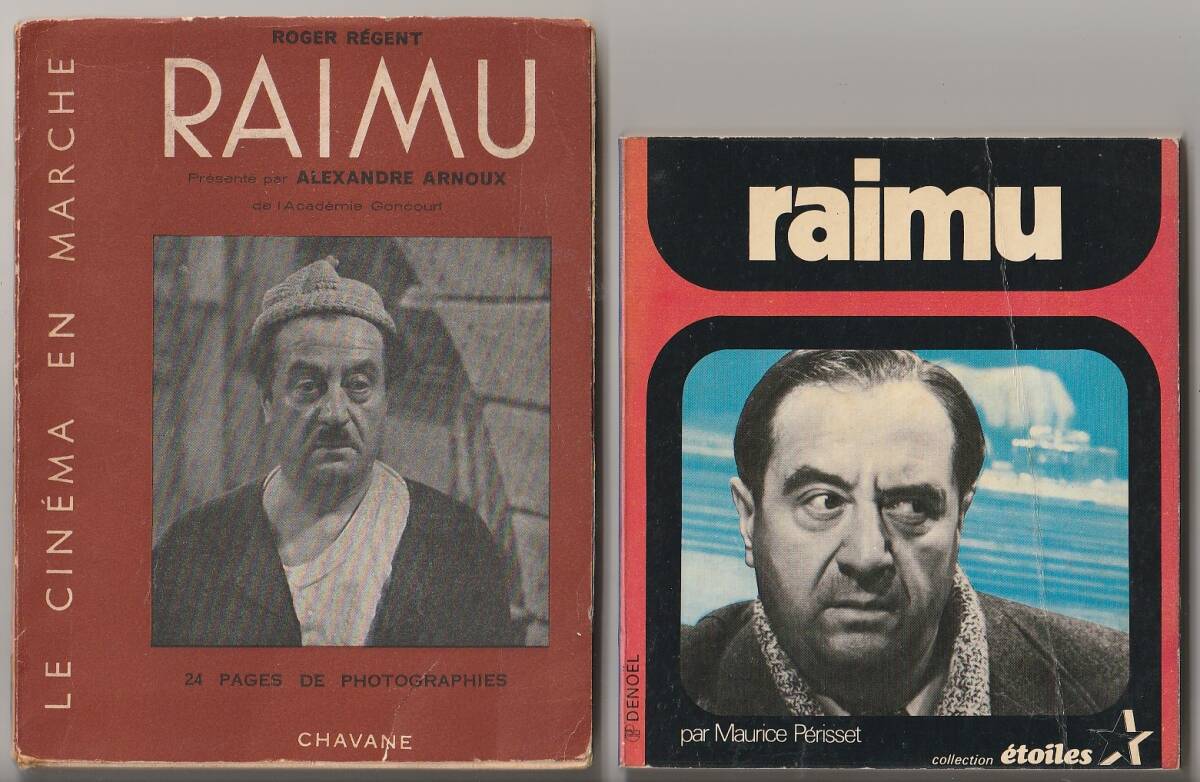 RAIMU Roger Regent Alexandre Arnoux/RAIMU Maurice Perisset ライム ※1930~40年代に活躍した仏俳優拍卖