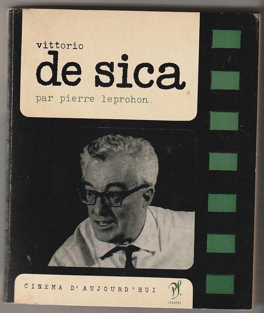 Vittorio De Sica <Cinema d'aujourd'hui 39> デ・シーカ EDITIONS SEGHERS 1966年 ※難あり拍卖