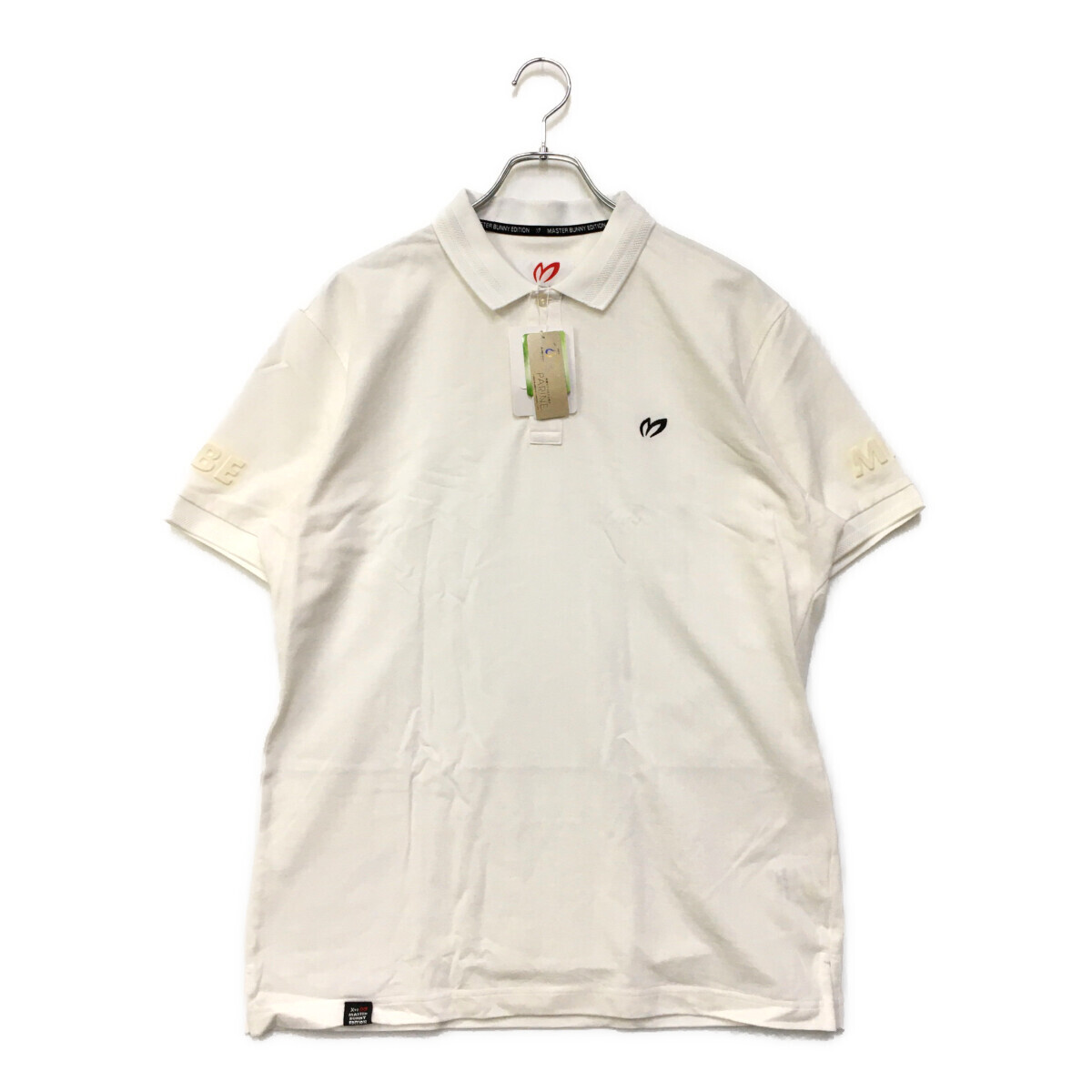 coco 未使用品【SALE】 マスターバニーエディション メンズ 半袖ポロシャツ 7(3L) 白 大きいサイズ レターパックプラス発送可 89259拍卖