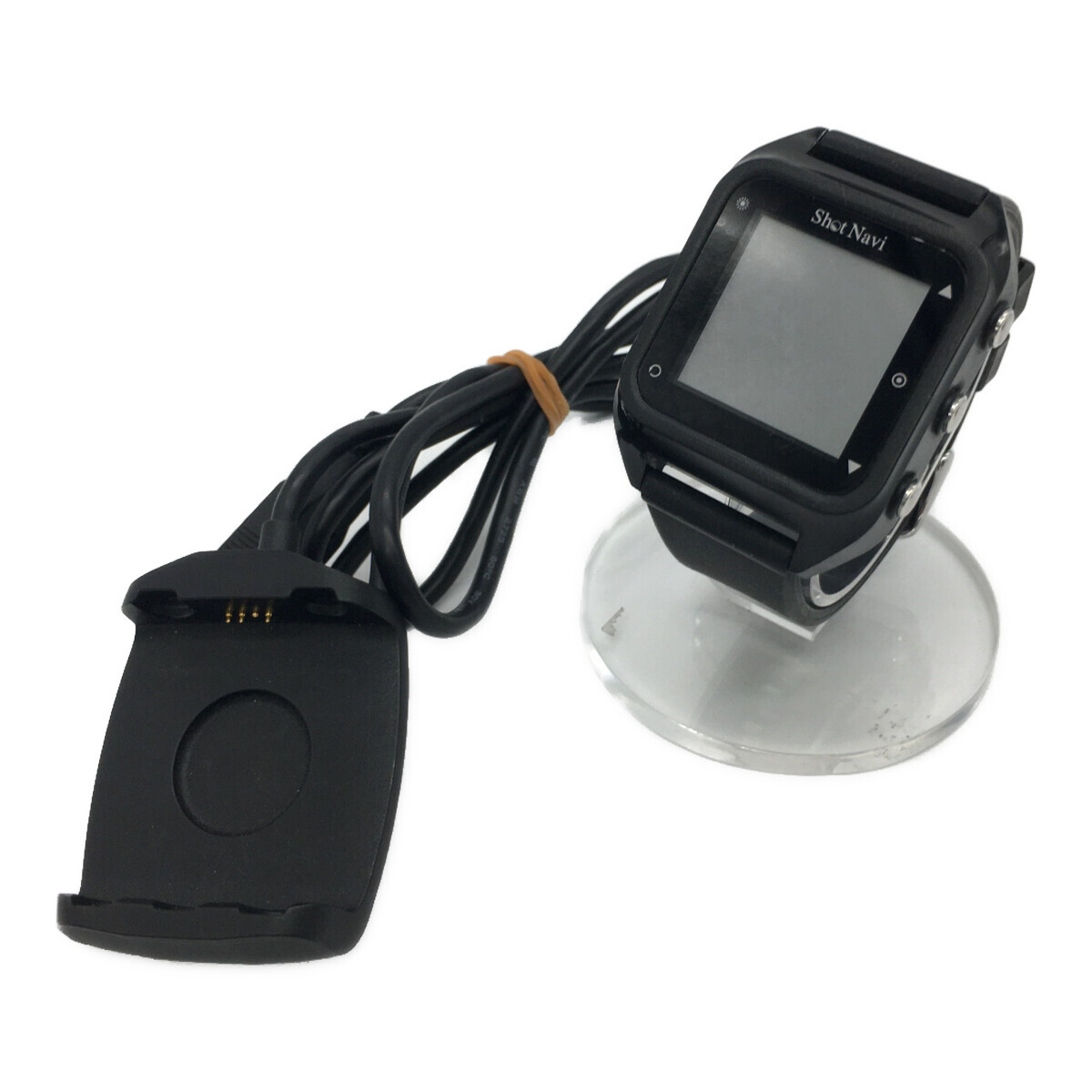 coco 中古【SALE】 ショットナビ ShotNavi ゴルフナビ ブラック Hug 腕時計タイプ シンプル 簡単 軽量 103155拍卖