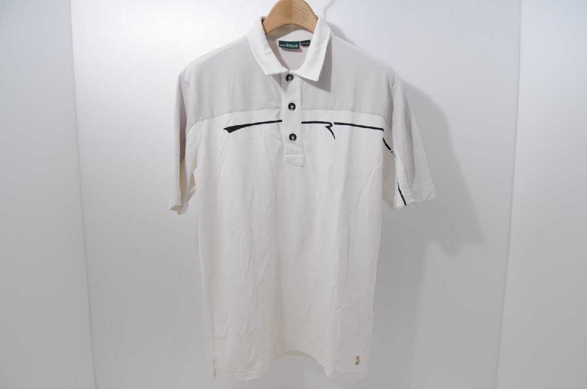 coco 中古【SALE】シェルボ CHERVO メンズ 半袖ポロシャツ 50(LL) 白 ホワイト シンプル レターパックプラス発送可 62272拍卖