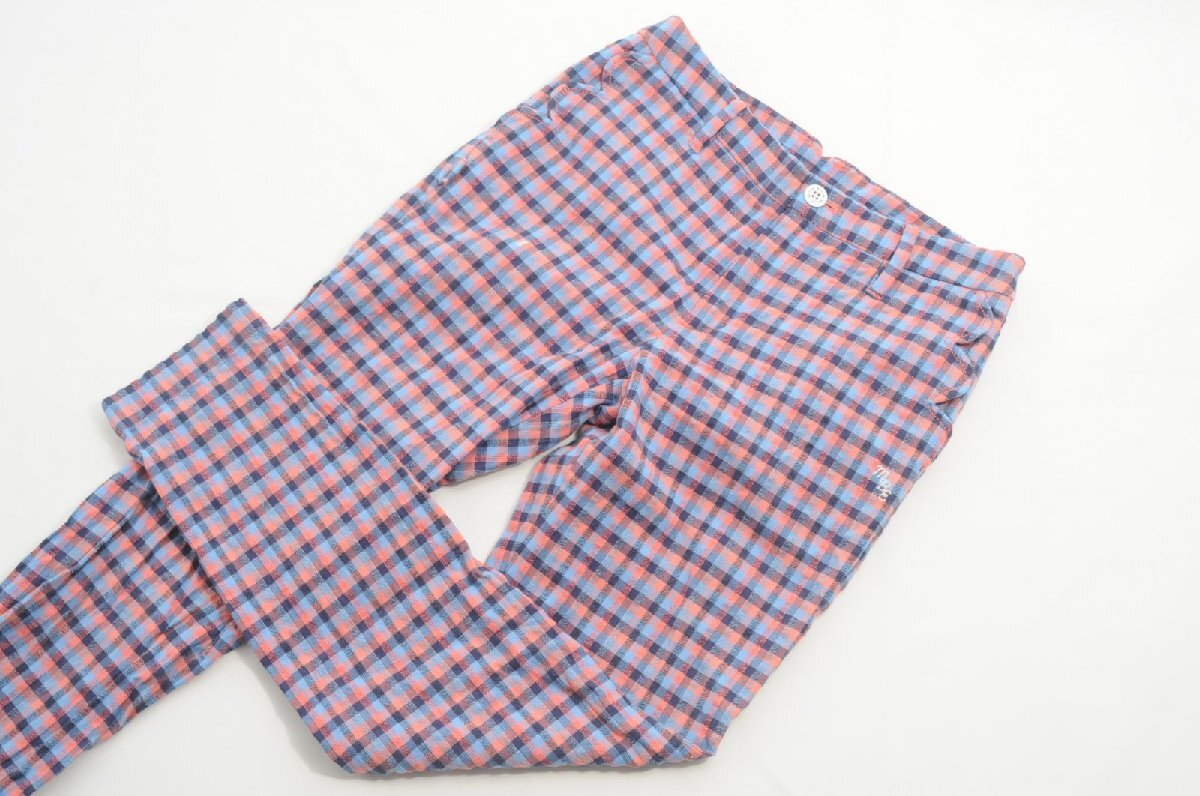 coco 中古 マスターバニーエディション レディース パンツ 1(M) 紺×ピンク チェック レターパックプラス発送可 65312拍卖