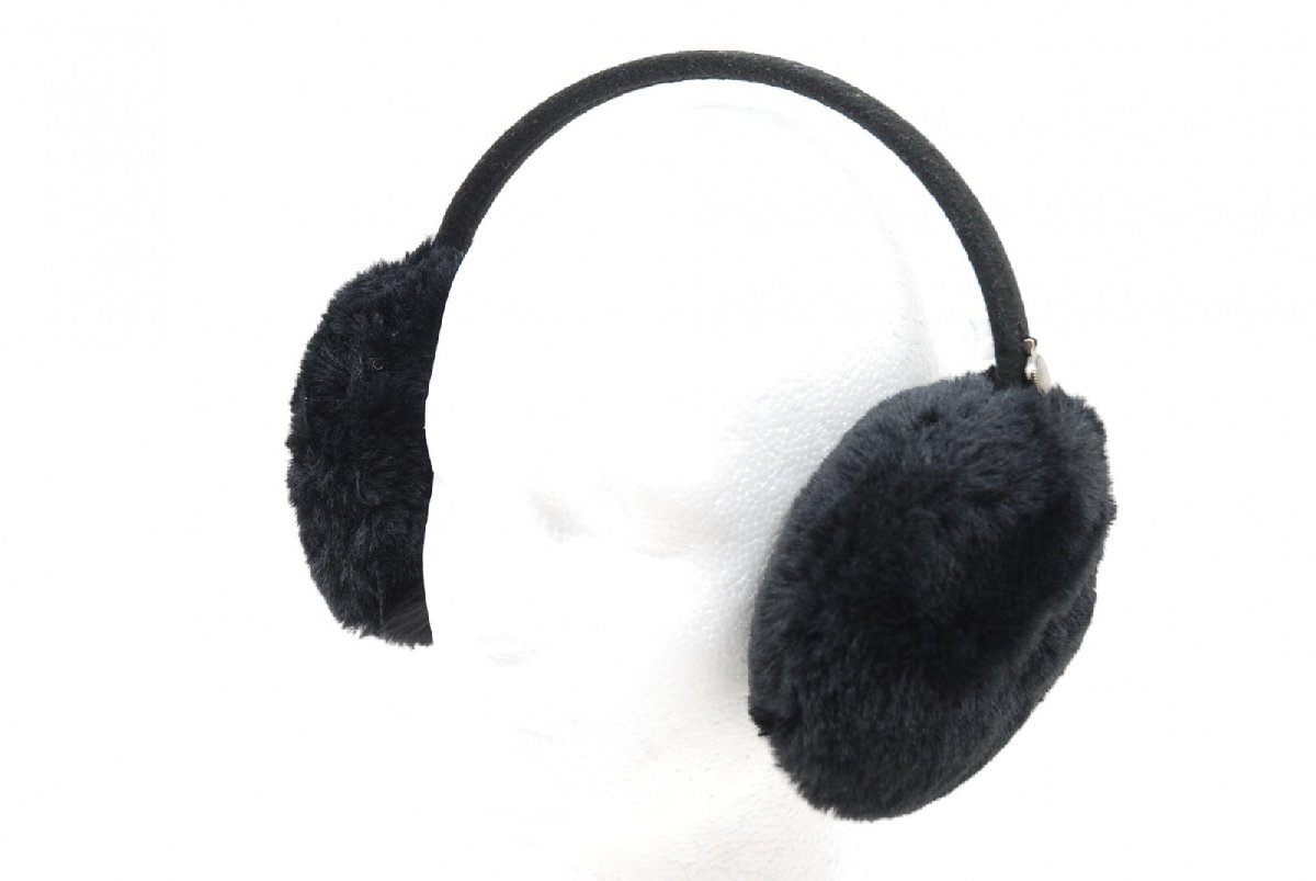 coco 中古【SALE】 キャロウェイ Callaway イヤーマフ 黒 ブラック 耳あて ボア  防寒 レターパックプラス発送可 83842拍卖